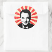 Jose Zapatero Ronde Sticker (Tas)