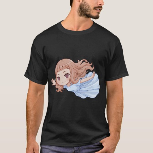 Josee Chibi Dromend Meisje T-shirt (Voorkant)
