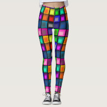 Josef Albers Colour Block Leggings