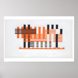 Josef Albers kunstschilderij Poster