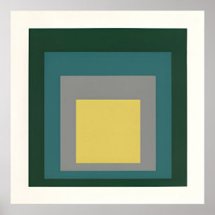 Josef Albers schilderij Poster
