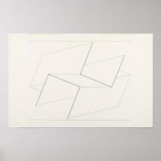josef albers - structurele constellatie vi poster (Voorkant)