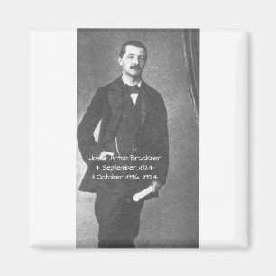 Josef Anton Bruckner 1854 Magneet