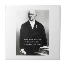 Josef Anton Bruckner 1886 Tegeltje