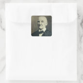 Josef Anton Bruckner Vierkante Sticker (Tas)