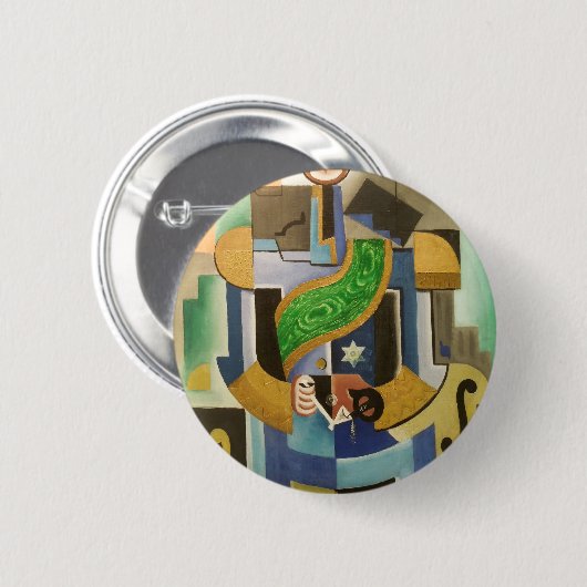 Josef Čapek (Tsjechisch, 1887 - 1945) Ronde Button 5,7 Cm (Voorkant /achterkant)