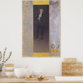 Josef Lewinsky als Carlos - Gustav Klimt (1895) Poster (Keuken)