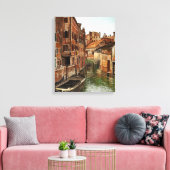 Josef Theodor Hansen Ponte Della Tana Venice Canvas Afdruk (Insitu (Woonkamer))