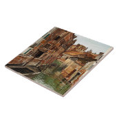 Josef Theodor Hansen Ponte Della Tana Venice Tegeltje (Zijkant)