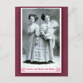 Josefa en Rosa Circus-uitvoerders op kaarten (Voorkant)