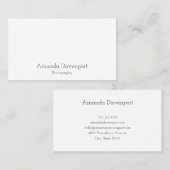 Josefin Slab sjabloon 4 Visitekaartje (Voorkant / Achterkant)