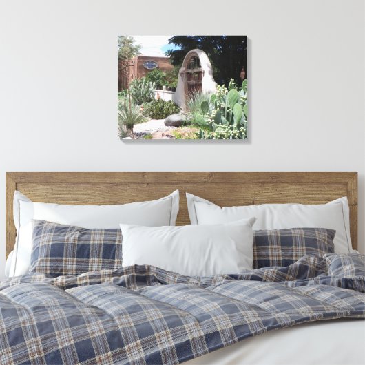 Josefina's oude poort canvas afdruk (Insitu (Slaapkamer))