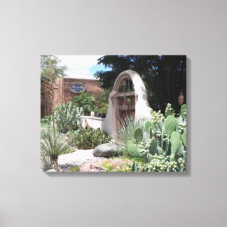 Josefina's oude poort canvas afdruk