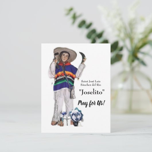 Joselito Sánchez del Río Kaart (Staand voorkant)