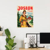 Joseon Vrouw Warrior Art - Koreaans historisch Poster (Thuiskantoor)