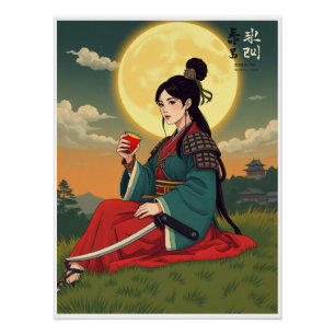 Joseon Vrouw Warrior - Soju Moonligh Poster
