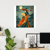Joseon Witch - Retro  Hanbok Poster (Thuiskantoor)