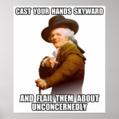 Josepf Ducreux rap Hands Skyward Poster (Voorkant)