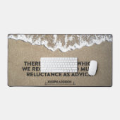 Joseph Addison Inspirerend quote "Advies" Bureaumat (Keyboard & Muis)