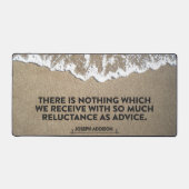 Joseph Addison Inspirerend quote "Advies" Bureaumat (Voorkant)