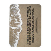 Joseph Addison Inspirerend quote "Advies" Flexi Magneet (Verticaal)