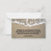 Joseph Addison Inspirerend quote "Advies" Notitiekaartje (Voorkant)