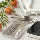 Joseph Addison Inspirerend quote "Advies" Sleutelhanger (Voorkant Rechts)