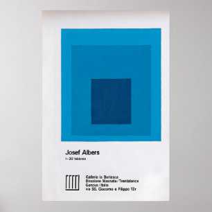Joseph Albers Abstracte Kunst Tentoonstelling Post Poster
