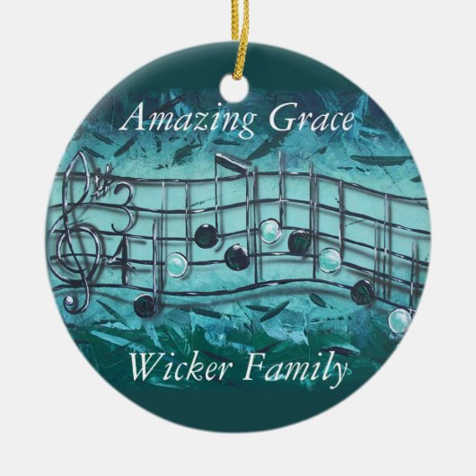 Joseph-Amazing Grace Keramisch Ornament (Voorkant)