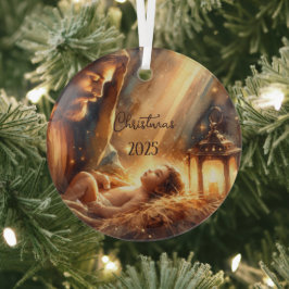 Joseph and Baby Jesus Ornament