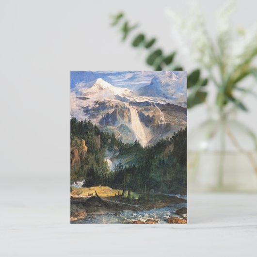 Joseph Anton Koch, Schmadribach Wasserfall, 1822 Briefkaart (Staand voorkant)