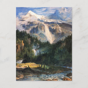 Joseph Anton Koch, Schmadribach Wasserfall, 1822 Briefkaart