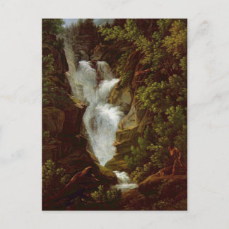 Joseph Anton Koch, Wasserfall, 1796 Briefkaart