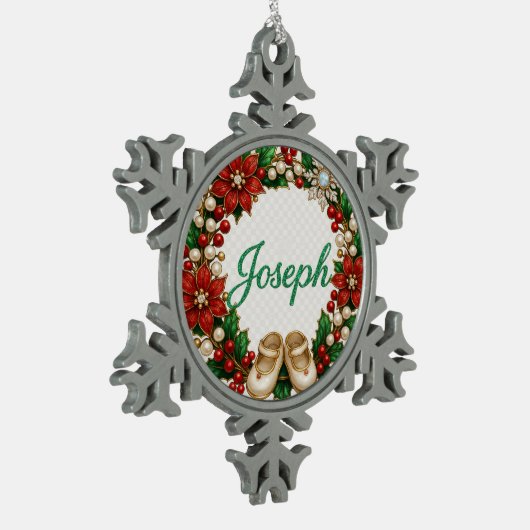 Joseph Baby’s First Christmas Snowflake Ornament (Links)