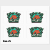 Joseph Battell Wilderness Vermont Camping Rechthoekige Sticker (Vel)
