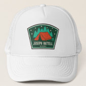 Joseph Battell Wilderness Vermont Camping Trucker Pet (Voorkant)