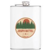 Joseph Battell Wilderness Vermont Heupfles (Voorkant)