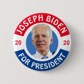 Joseph Biden for President 2020 Ronde Button 5,7 Cm (Voorkant)
