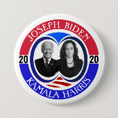 Joseph Biden & Kamala Harris 2020 Ronde Button 7,6 Cm (Voorkant)