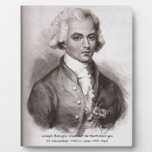 Joseph Bologne, Chevalier de Saint-Georges Fotoplaat