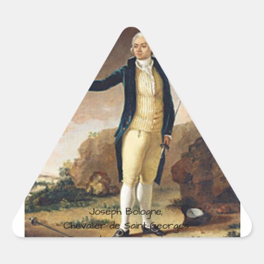 Joseph Bologne, Chevalier de Saint-Georges Sticker (Voorkant)