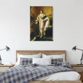 Joseph Bonaparte na 1808 Canvas Afdruk (Insitu (Slaapkamer))