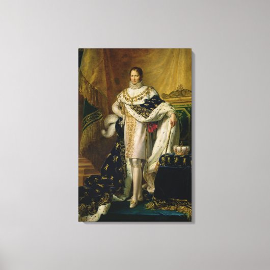 Joseph Bonaparte na 1808 Canvas Afdruk (Voorkant)
