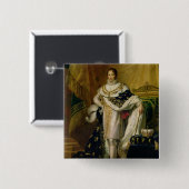 Joseph Bonaparte na 1808 Vierkante Button 5,1 Cm (Voorkant /achterkant)
