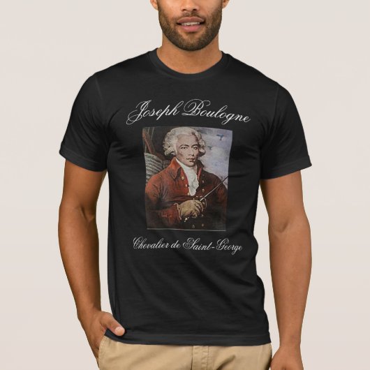 JOSEPH BOULOGNE CHEVALIER DE SAINT-GEORGE T-SHIRT (Voorkant)