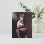 Joseph Brant, chef Mohawks, 1742-1807 Briefkaart (Staand voorkant)