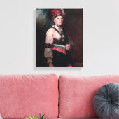 Joseph Brant, chef Mohawks, 1742-1807 Canvas Afdruk (Insitu (Woonkamer))