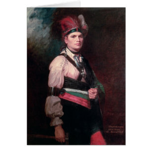 Joseph Brant, opperbevelhebber van de Mohawks, 174