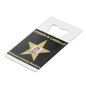 Joseph Carrillo - Ultimate Celebrity Blackout Creditkaart Flessenopener (Achterkant Gekanteld)