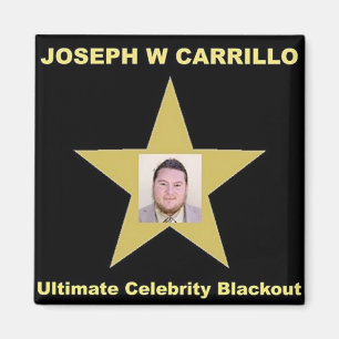Joseph Carrillo - Ultimate Celebrity Blackout Magneet